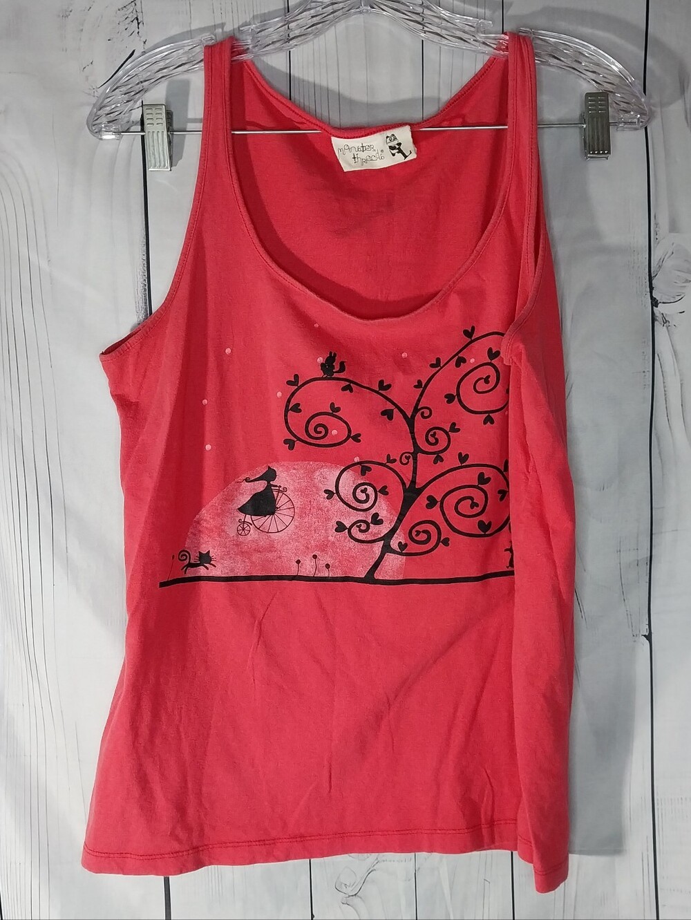 Monster Threads Coral Graphic Goblincore Indie Streetwear Quirky Tank Top by